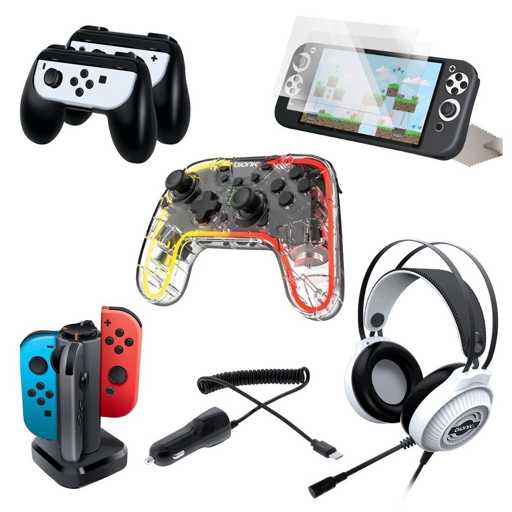 bionik Pro Kit+ for Switch OLED Switch Not Included