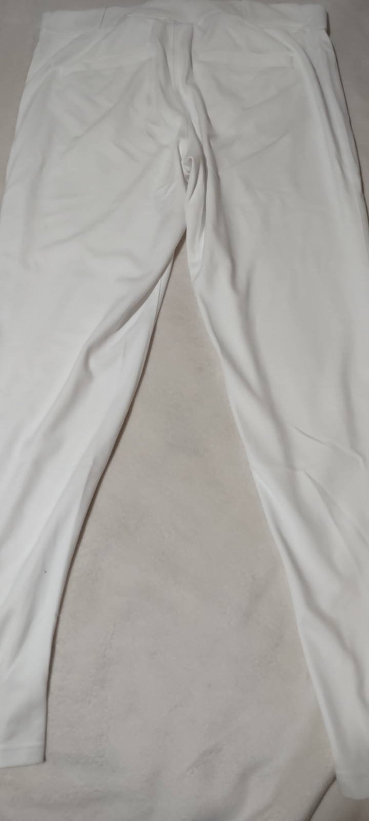 NEW Nike Men's (L) Vapor Select Slim Fit Baseball Pants White Large