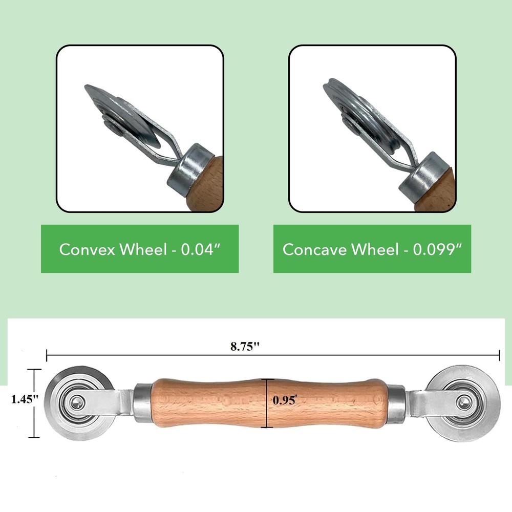 Screen Roller Tool - Rolling Tool for Installing Door & Window Screens & Repa...