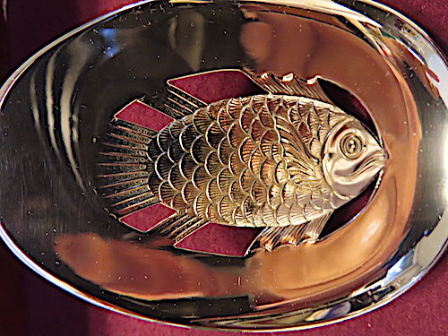 PRE 1925 DAVID ANDERSEN 830S FISH SERVER, PIERCED/ CUT OUT,1888/1925