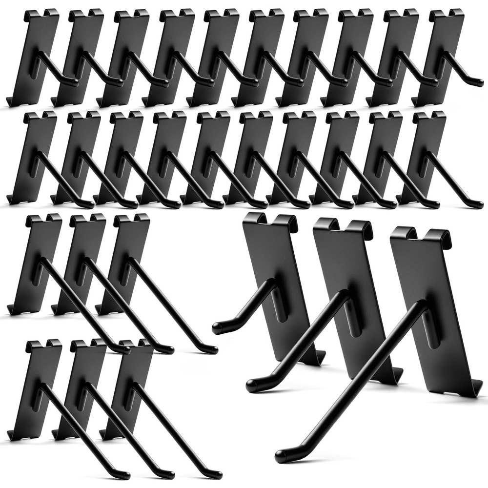 Gridwall Hooks 2/4/6 Inch 60 Pack Grid Wall Hooks Grid Panel Hooks and Hanger...