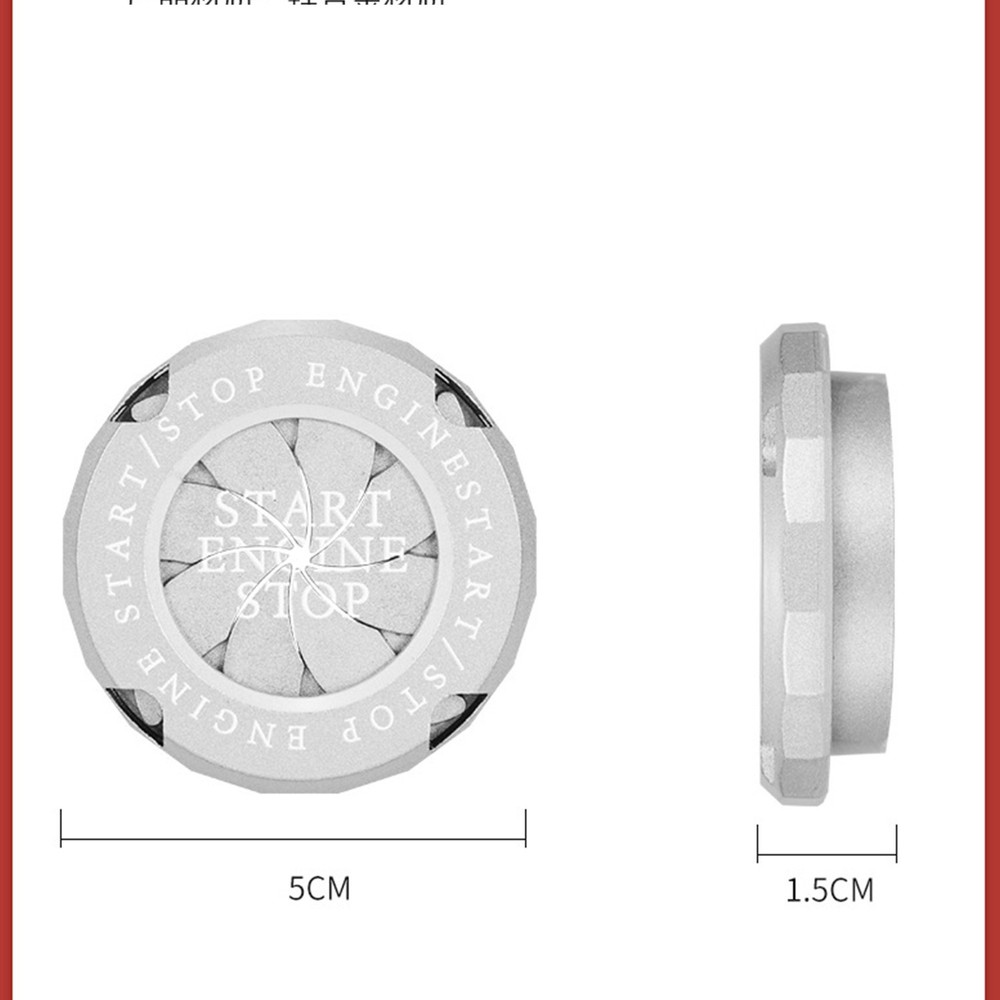 Spiderman Spidey Car Engine Start Stop Push Button Cover Switch Decorative Trim