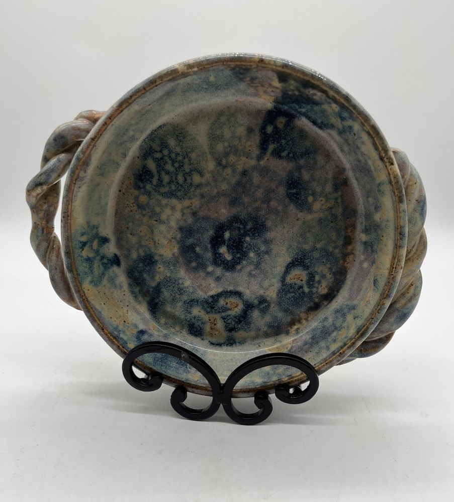 Handmade Pottery Dish With Handles