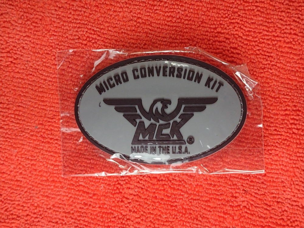 MCK Micro Conversion Kit Tactical Morale Patch SHOT-SHOW PVC H&L NOS NIP
