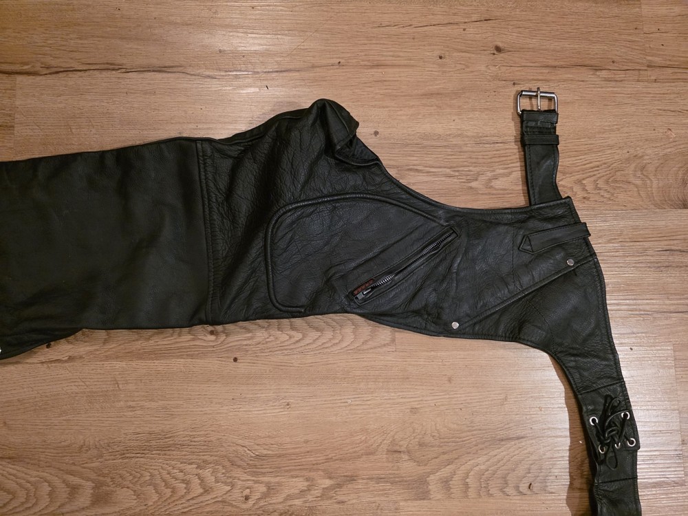 Hot Leathers Motorcycle Chaps Size Medium