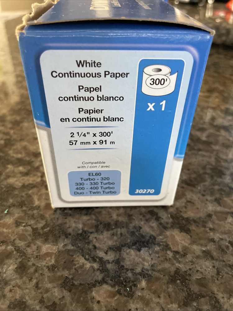 Dymo Label WriterContinuous roll 2-1/4 X 300ft
