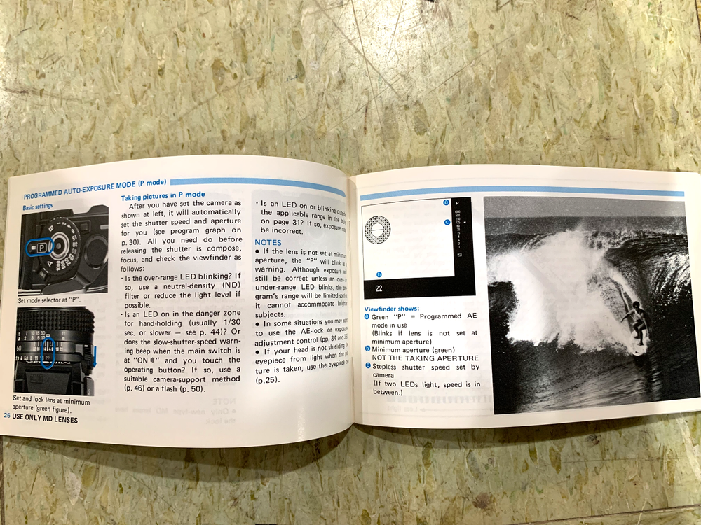 MINOLTA X-700 INSTRUCTION MANUAL BOOK