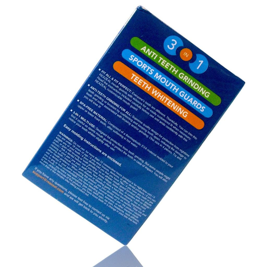 (12-Pack) Versatile Mouth Guards Teeth Grinding, Sports & Whitening Custom Fit