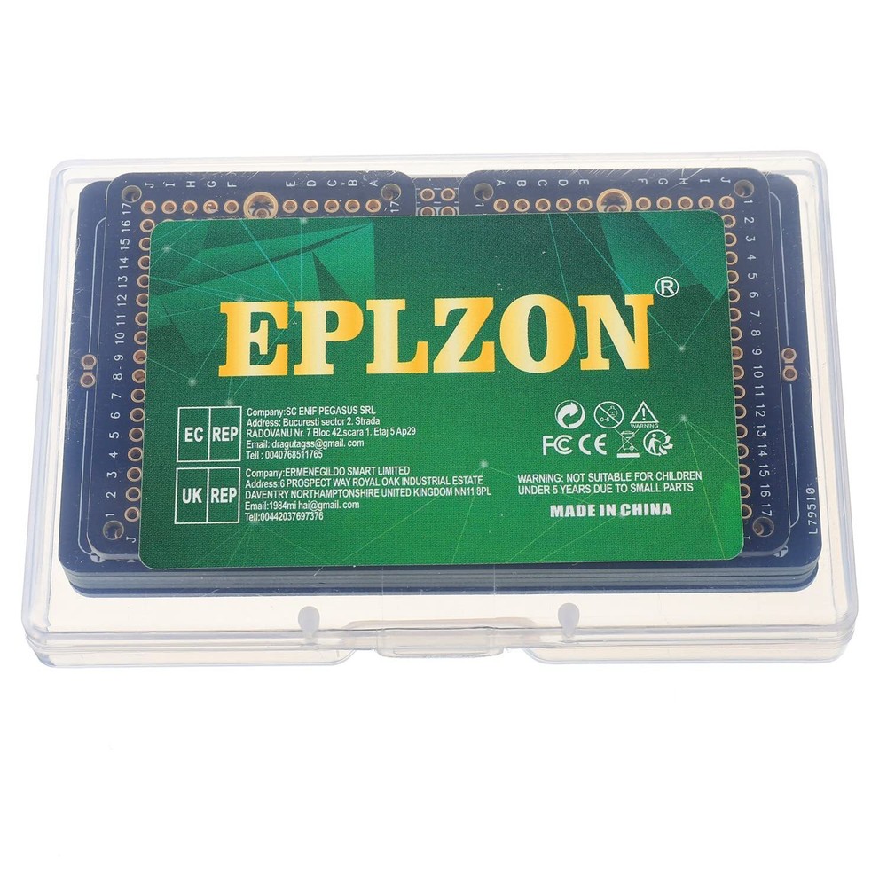 Solderable Breadboard PCB Board Gold-Plated Solder Breadboard for DIY Electro...