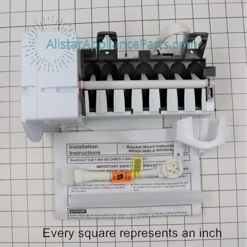 GE Refrigerator Icemaker Kit Assembly WR30X30972