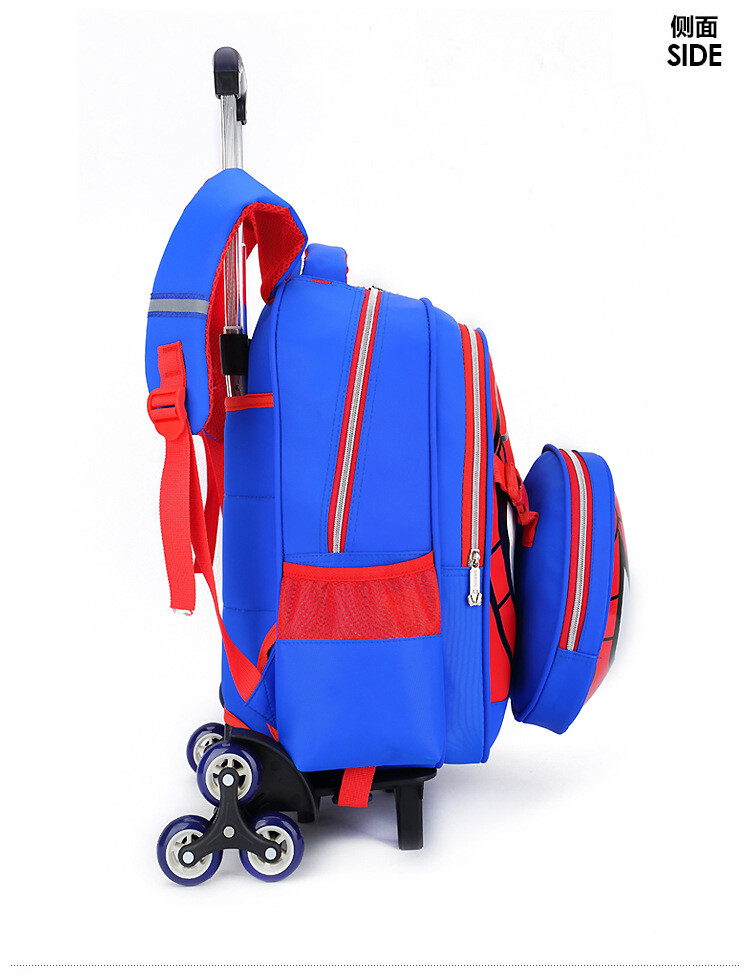 Pull Up Travel Backpack Elementary School Students in Grades ThreeTo Six Cartoon