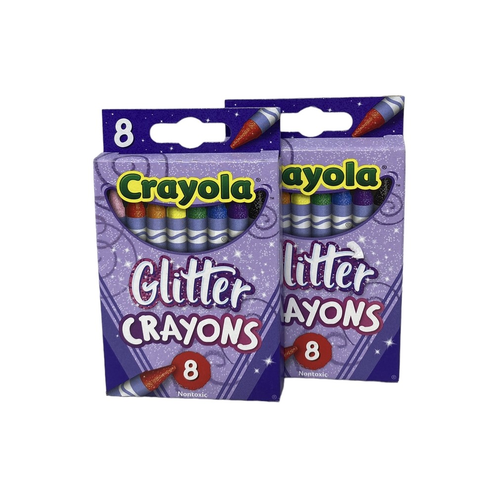 Crayola Glitter Crayons: Gentle Colors for Enhanced Creative Expression