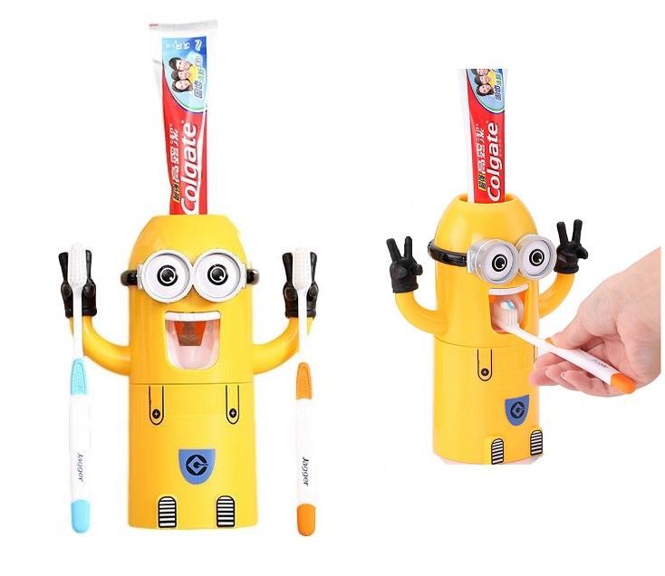 Toothbrush Holder Auto Toothpaste Squeezer Dispenser A3