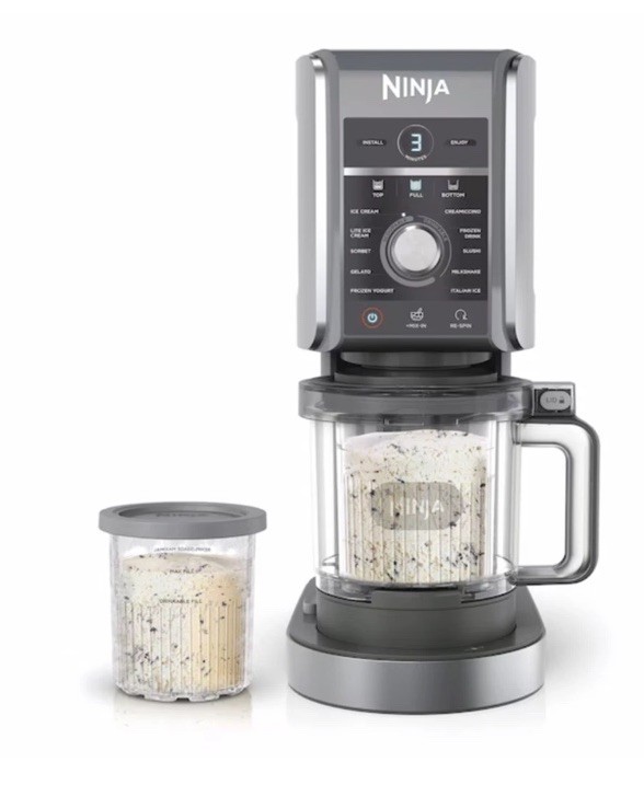 Ninja 0.5qt Stainless Steel Creami  Deluxe NC501 New Open Box