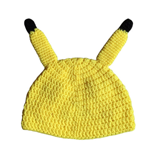Crochet Pikachu Hat All Sizes Available