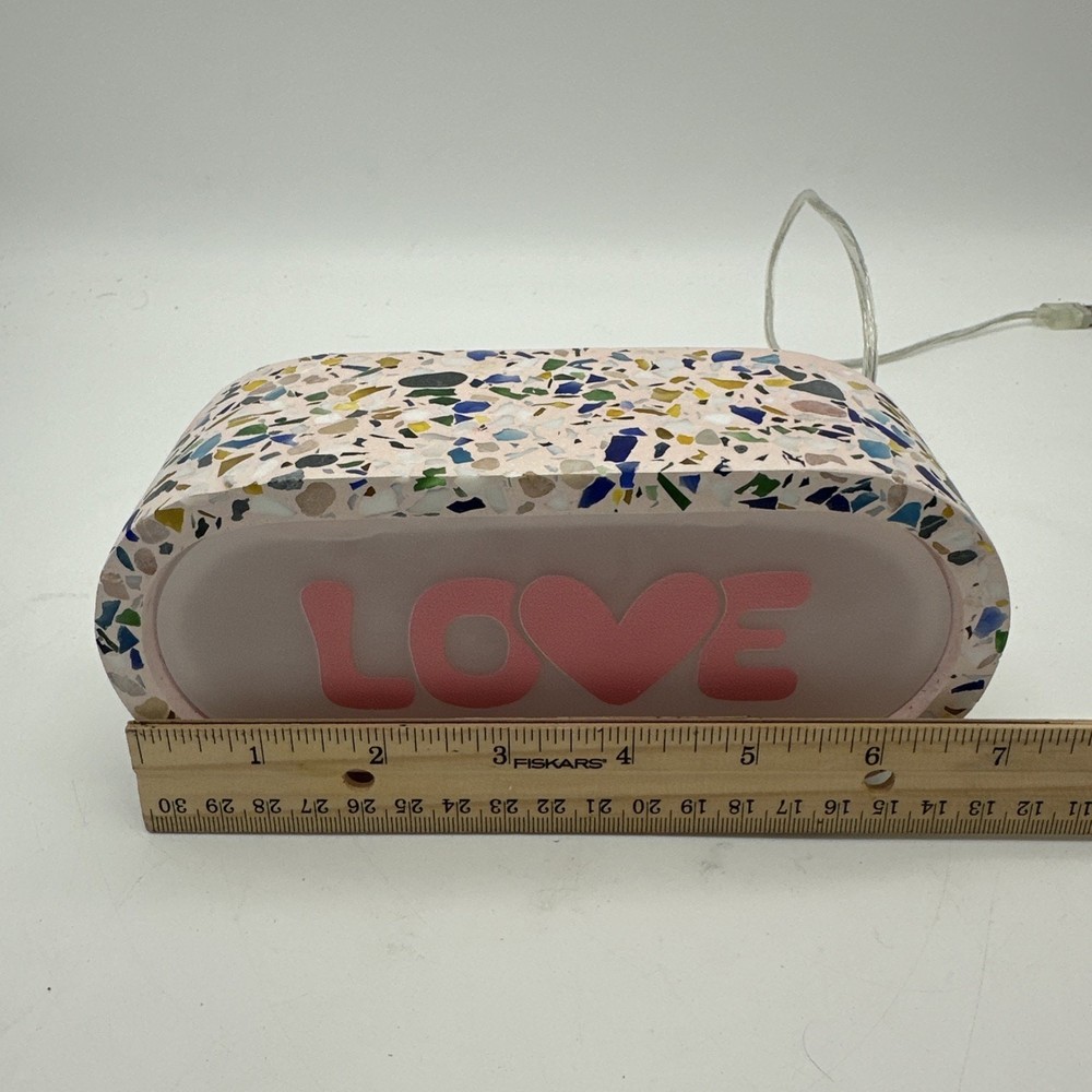 Terrazzo LED Love Night Light