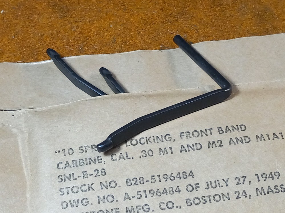 M1 Carbine Barrel Band Spring USGI NOS