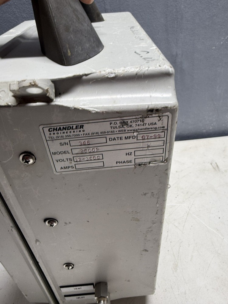 Chandler engineering moister chek 2000 Untested