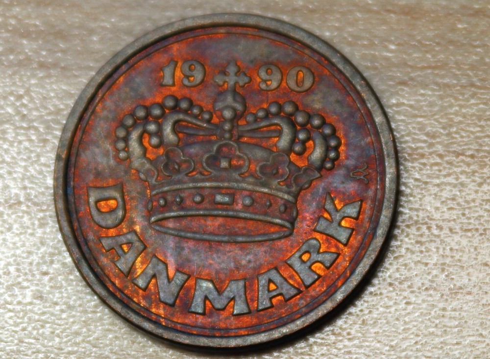 1990 Denmark 50 Ore Margrethe II