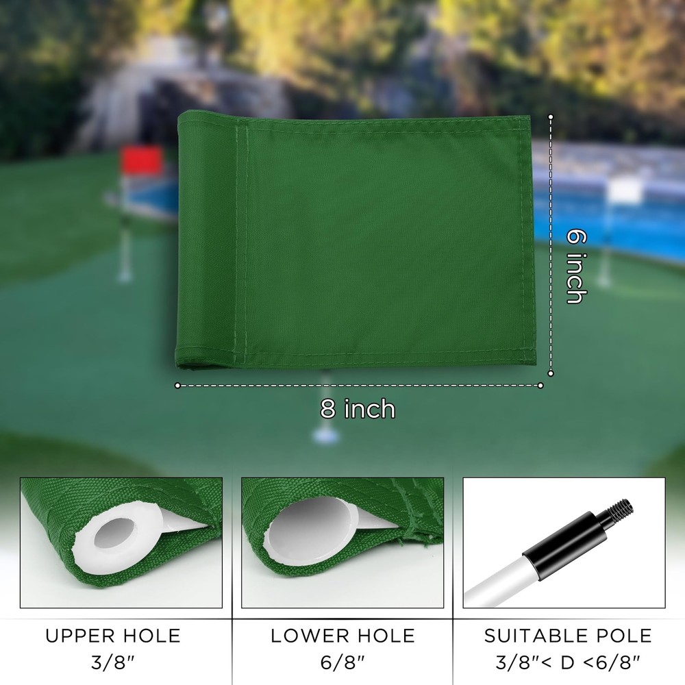 Mini Putting Green Flags for Backyard Practice
