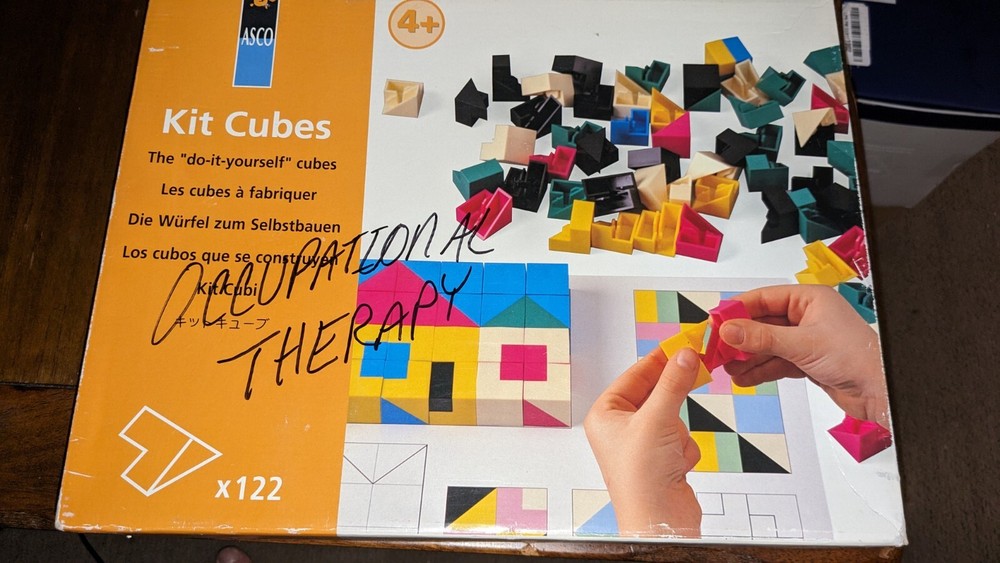 Occupational Asco Kit Cubes Occupational Therapy Developes Logic & Observation