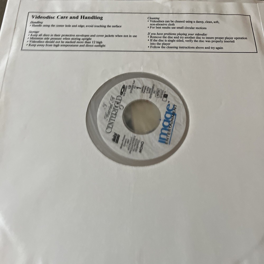 I Married A Centerfold Laser Disc