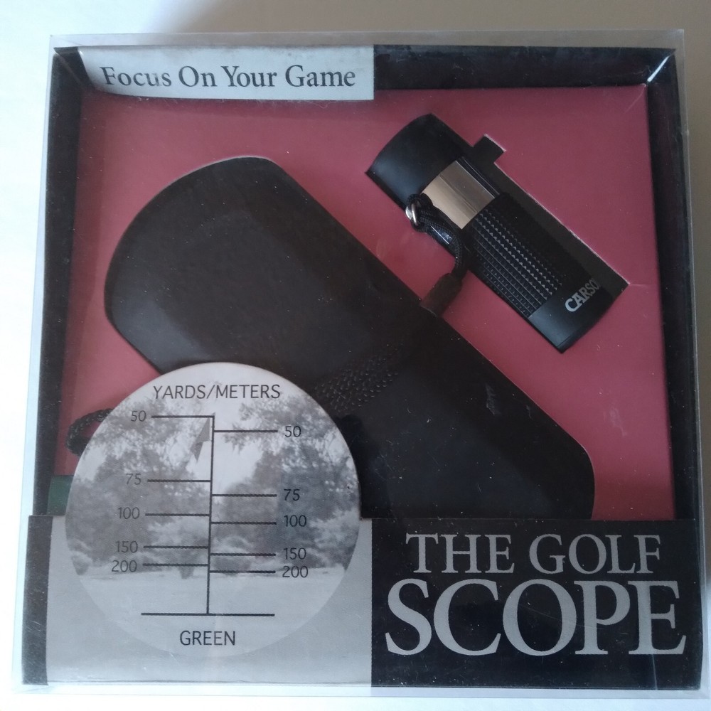 The Golf Scope Range Finder Carson Optical