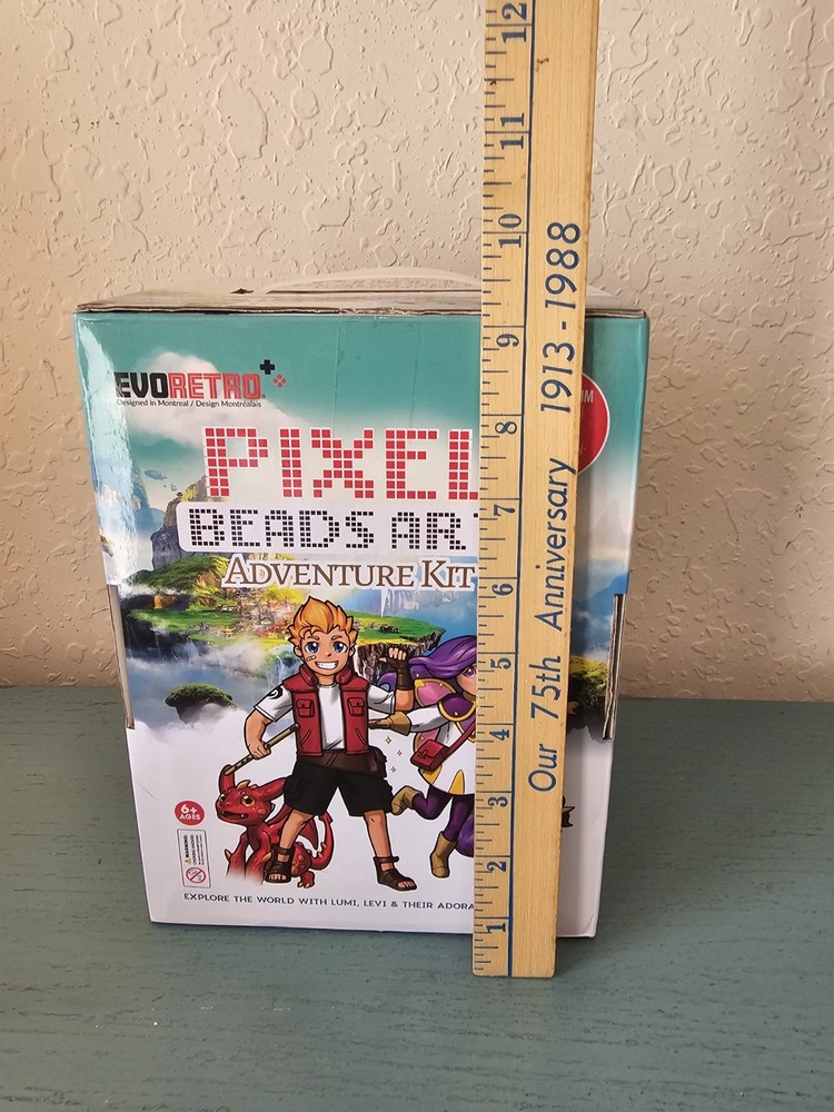 EvoRetro Pixel Beads Art Adventure Kit-Very Good
