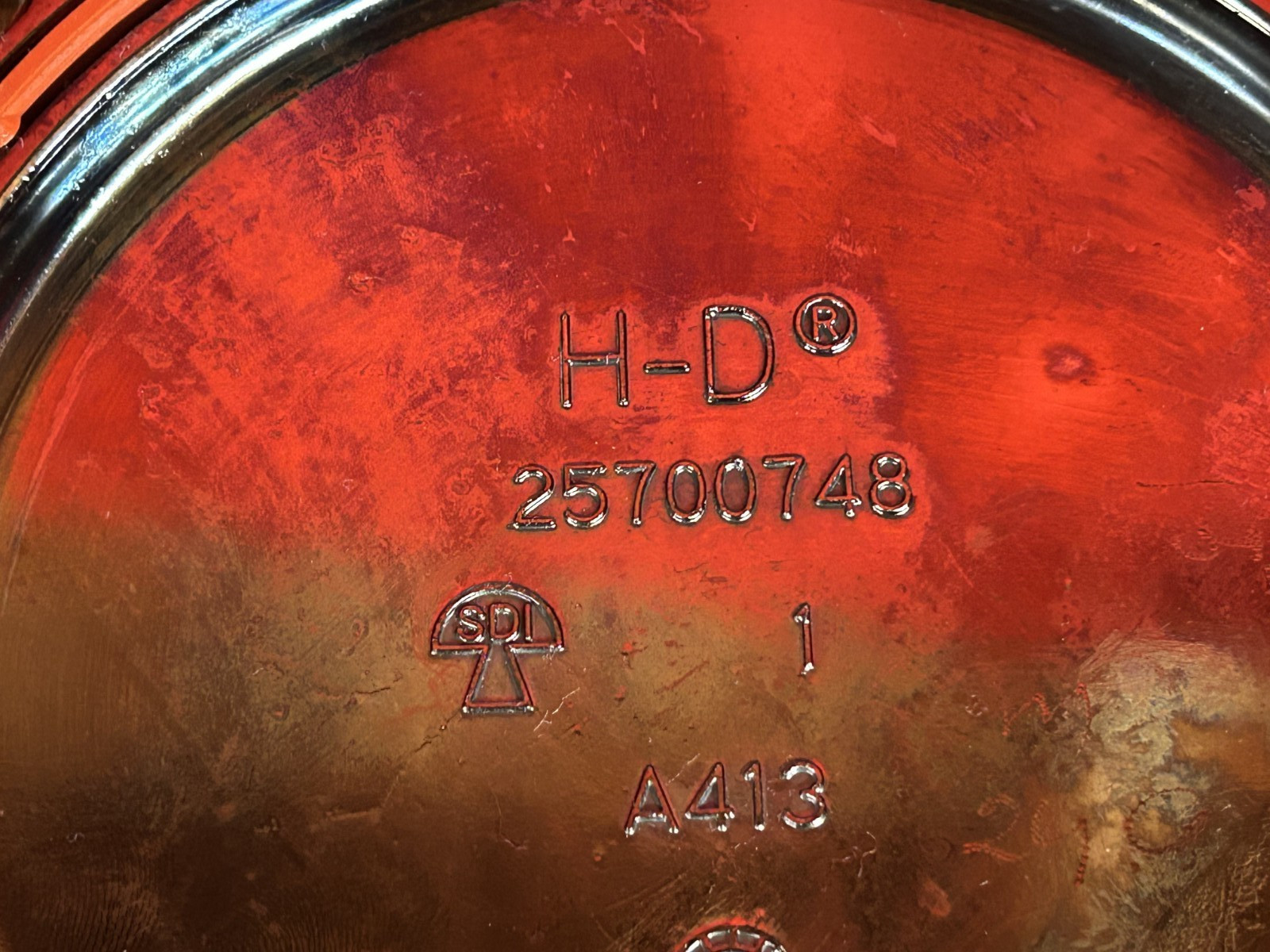 Genuine Harley-Davidson Touring CVO 117ci Derby Cover Black/Grey 25700748