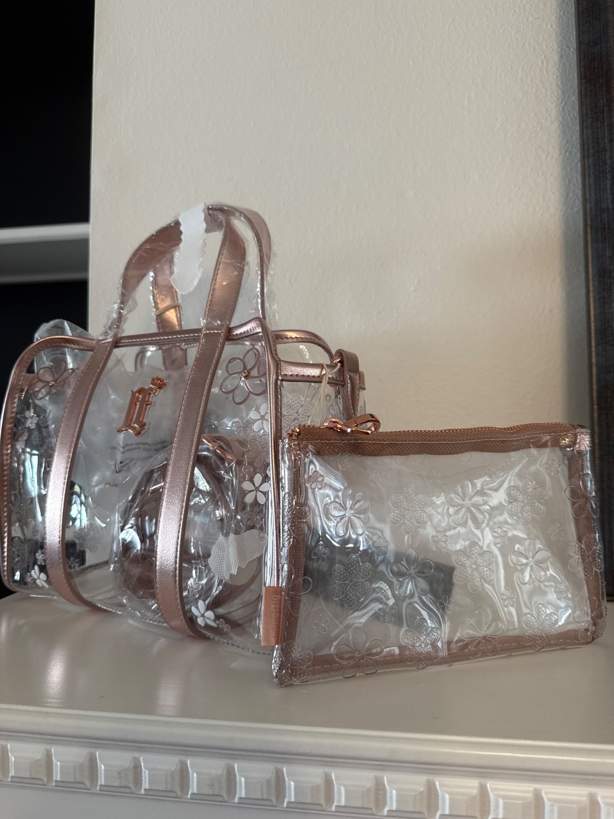 Loungefly Clear Floral Crossbody Bag NWT Beautiful