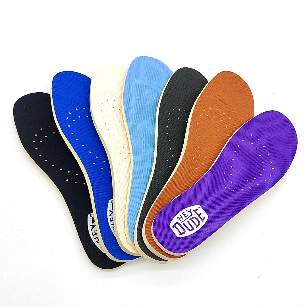 Hey Dude Colorful Micro Mesh Quick drying Insoles Women/Men' Replacement