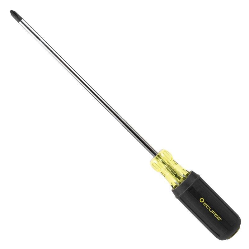 Eclipse 800-096 Phillips #2x8 Inch Screwdriver with Rubber Grip