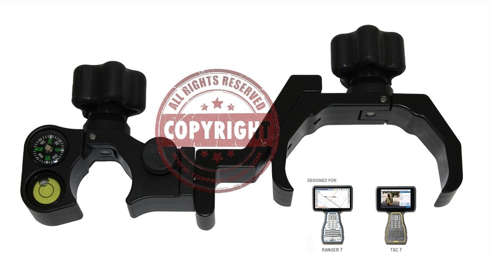 TRIMBLE TSC7, SPECTRA PRECISION RANGER 7 DATA COLLECTOR BRACKET,GPS,ROBOTIC,POLE