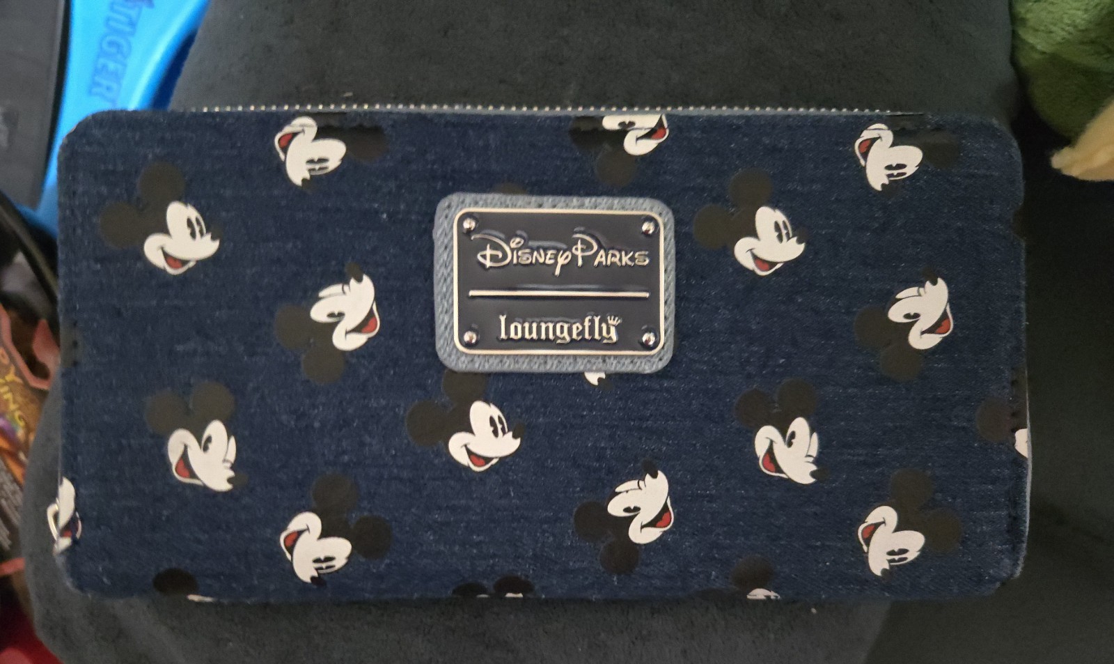 Disney Parks Mickey Mouse Loungefly Zipper Wallet