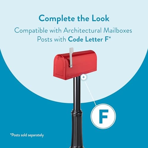 7600R MB1 Mailbox, Medium Red