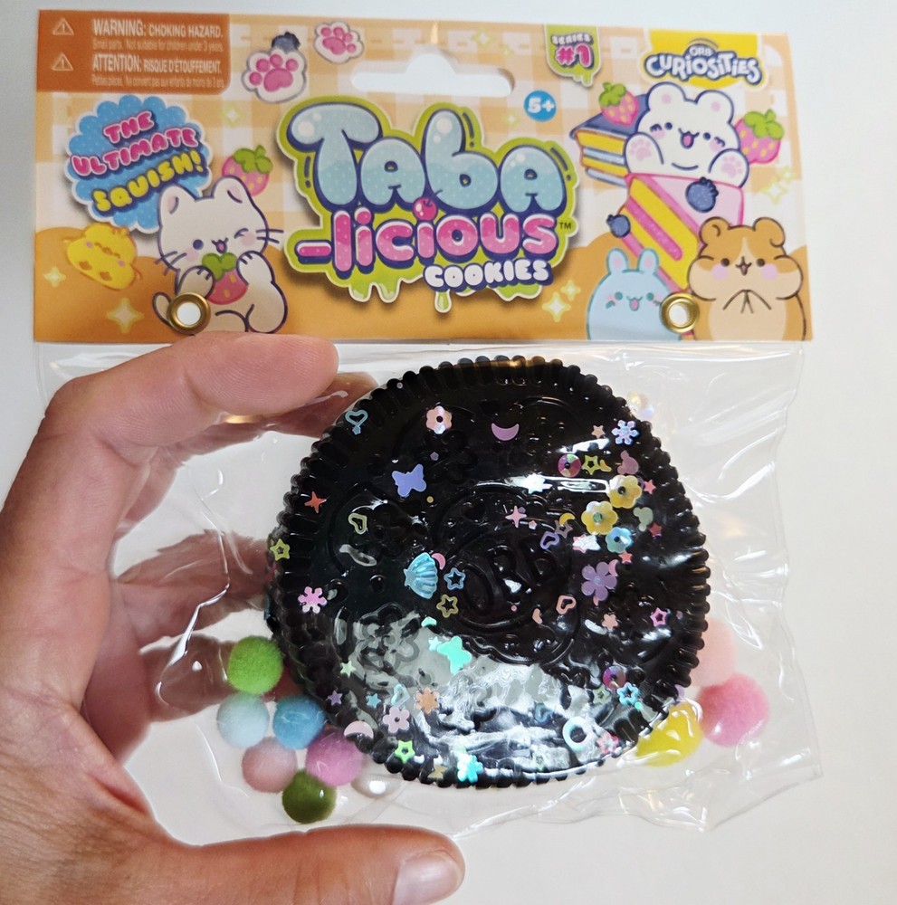 Taba-licious MEGA COOKIE Oreo Orb Curiosities Squeeze Toy Taba Squishy FAST SHIP