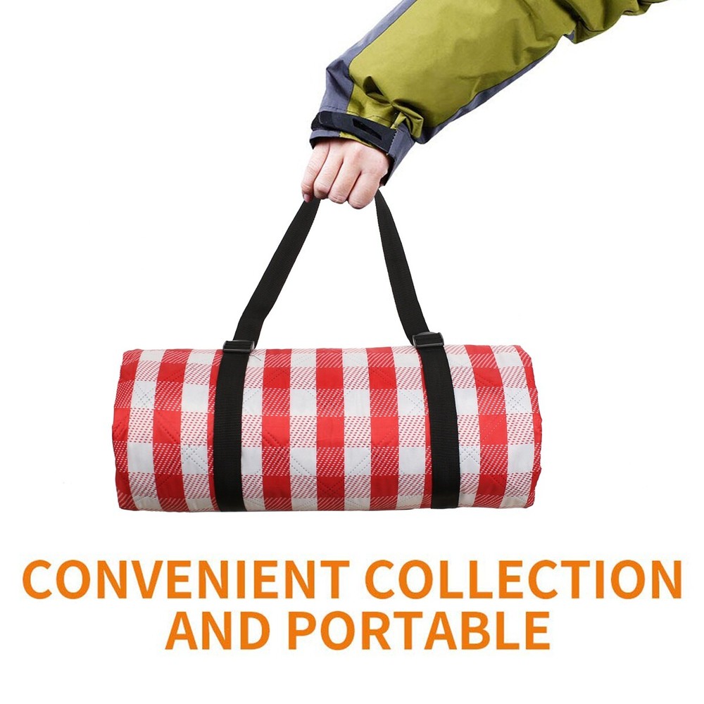 Extra Large Picnic Blanket Beach Mat with Sand-proof Backing Layer, Durable