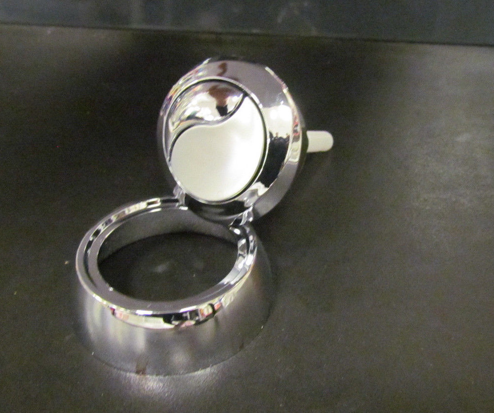 FLUSH BUTTON SIAMP OPTIMA S or OPTIMA 49 DUAL FLUSH CHROME