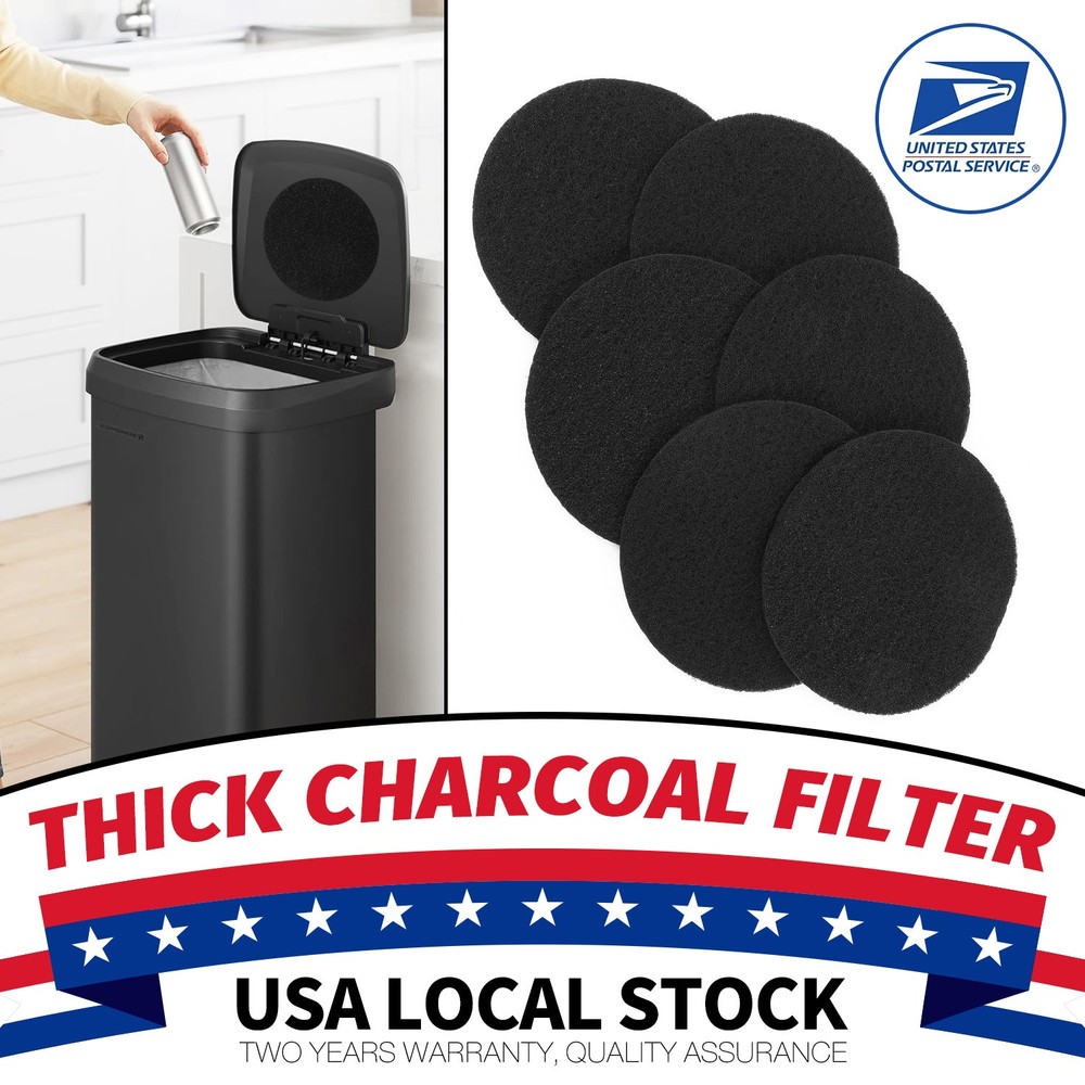 Kitchen Compost Bin Pail Replacement Filter Countertop Home Bucket Refill Sets