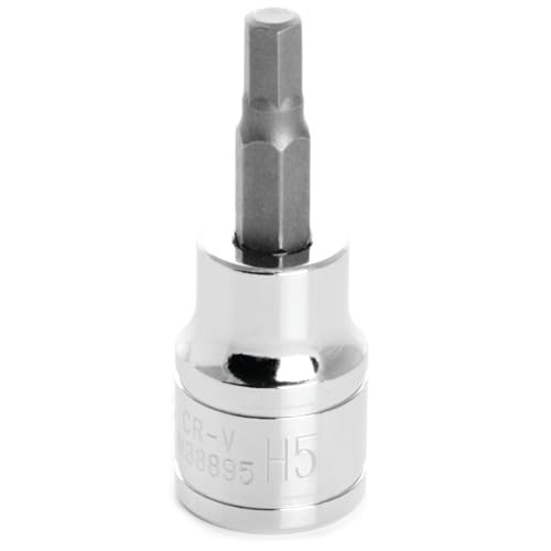 W38895 Hex Bit Socket, 3/8-Inch Drive, 5mm