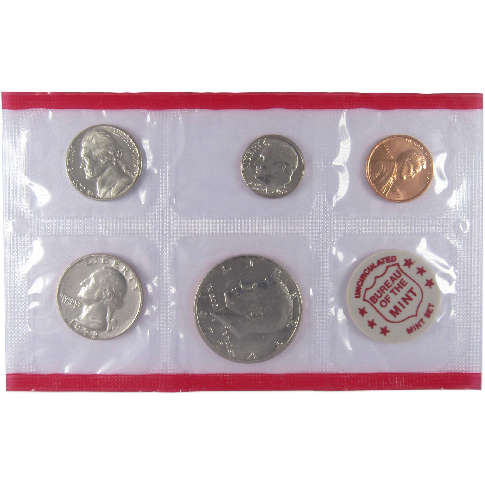 1972 Uncirculated Coin Set U.S Mint Original Government Packaging OGP