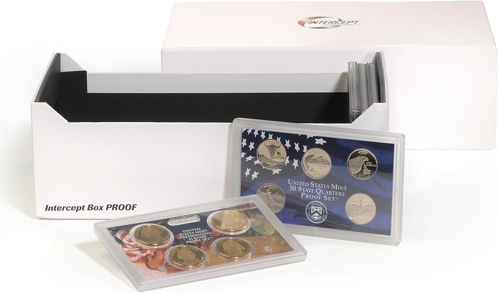 Lighthouse Intercept Shield US Mint Proof Sets Coin Protection Storage New Box