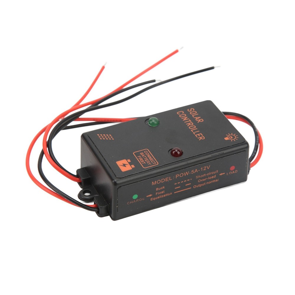 5A 12V Solar Panel Controller IP67 Waterproof PWM Charge Controller Spares