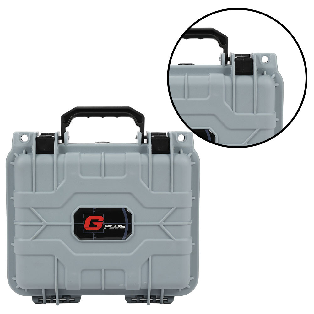 GRADED CARD STORAGE BOX WATERPROOF DEEP TRAVEL CASE SLAB HOLDER + PROTECTOR GRAY