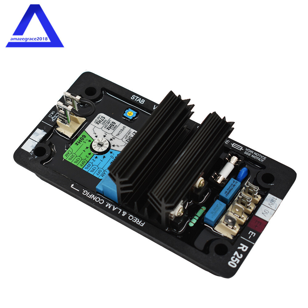 AVR R250 Automatic Voltage Regulator Controls Module Card For Leroy Somer