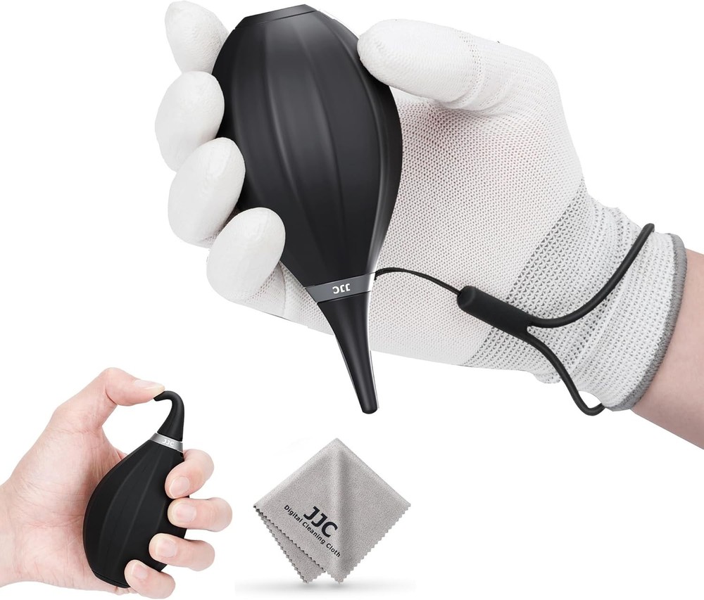 Soft Tip Silicone Super Air Blower Blaster Pump Dust Cleaner Include Micro Fiber