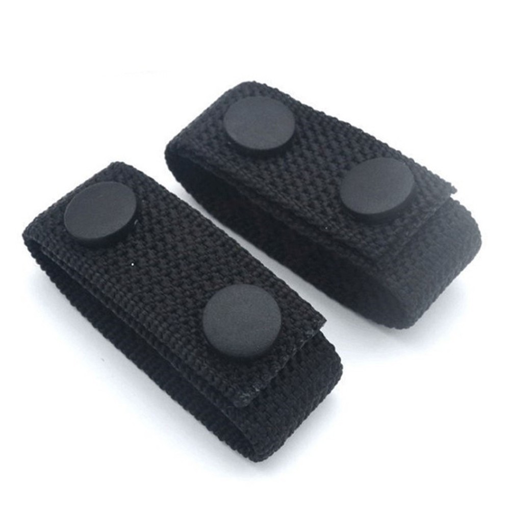 Buckle Belt Keeper 4 Adjustable Nylon Snaps for Belt Security