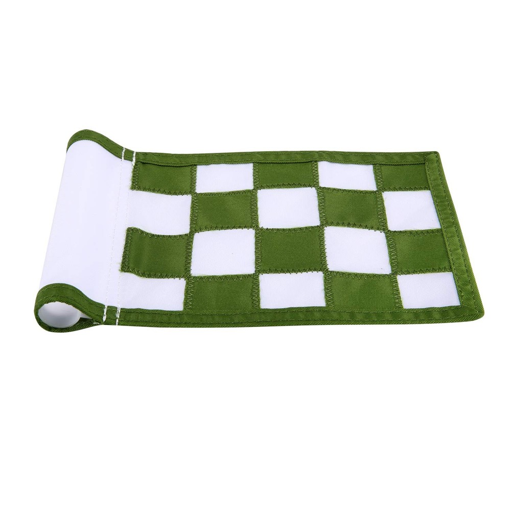 Golf Flag,Green Golf Flags,Solid Nylon and Checkered Training Golf Putting Gr...