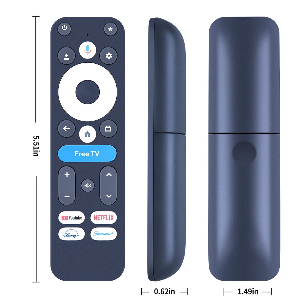 Remote Control For Onn 4K Pro Streaming Device Google TV with Voice