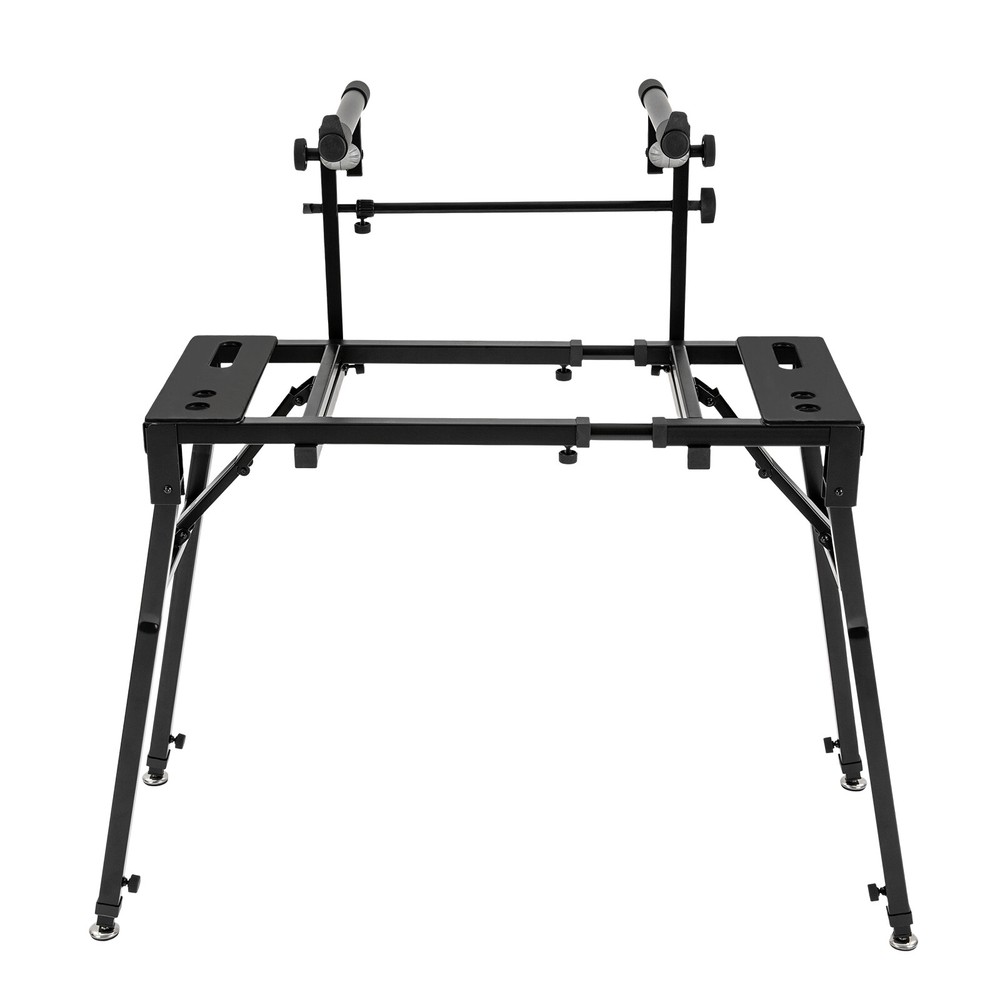 2-Tier Adjustable Keyboard Stand for DJ Workstation & Studio Use